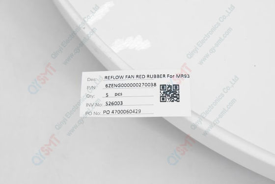 REFLOW FAN RED RUBBER For MR933 motor fan 6ZENG000000270038