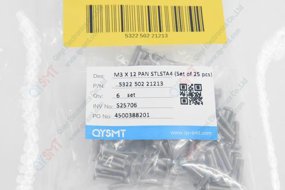 ASSEMBLEON -  M3 X 12 PAN STLSTA4 (Set of 25 pcs) ..5322 502 21213