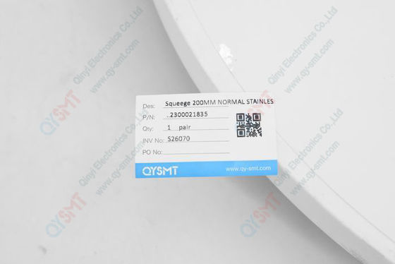 DEK - SQUEEGEE Squeege 200MM NORMAL STAINLESS BLADE ..2300021835